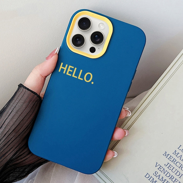 HELLO Word PC Hybrid TPU Phone Case, For iPhone 15 Pro Max, For iPhone 15 Pro, For iPhone 15 Plus