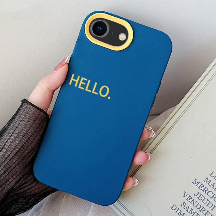 HELLO Word PC Hybrid TPU Phone Case, For iPhone 14 Pro, For iPhone 14 Pro Max, For iPhone 7 / 8 / SE 2022