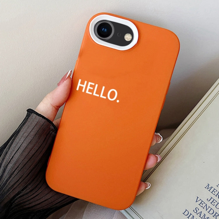 HELLO Word PC Hybrid TPU Phone Case, For iPhone 14 Pro, For iPhone 14 Pro Max, For iPhone 7 / 8 / SE 2022
