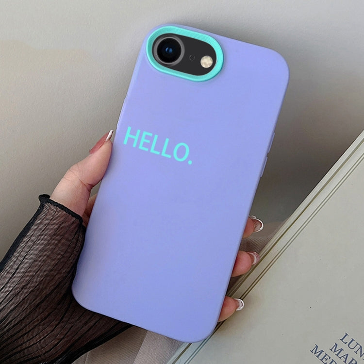 HELLO Word PC Hybrid TPU Phone Case, For iPhone 14 Pro, For iPhone 14 Pro Max, For iPhone 7 / 8 / SE 2022