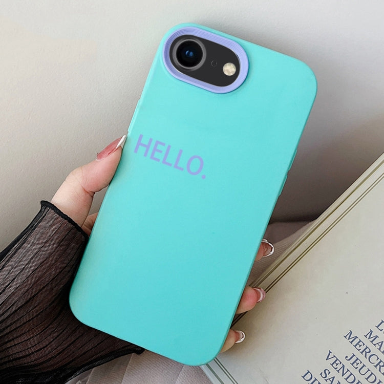 HELLO Word PC Hybrid TPU Phone Case, For iPhone 14 Pro, For iPhone 14 Pro Max, For iPhone 7 / 8 / SE 2022