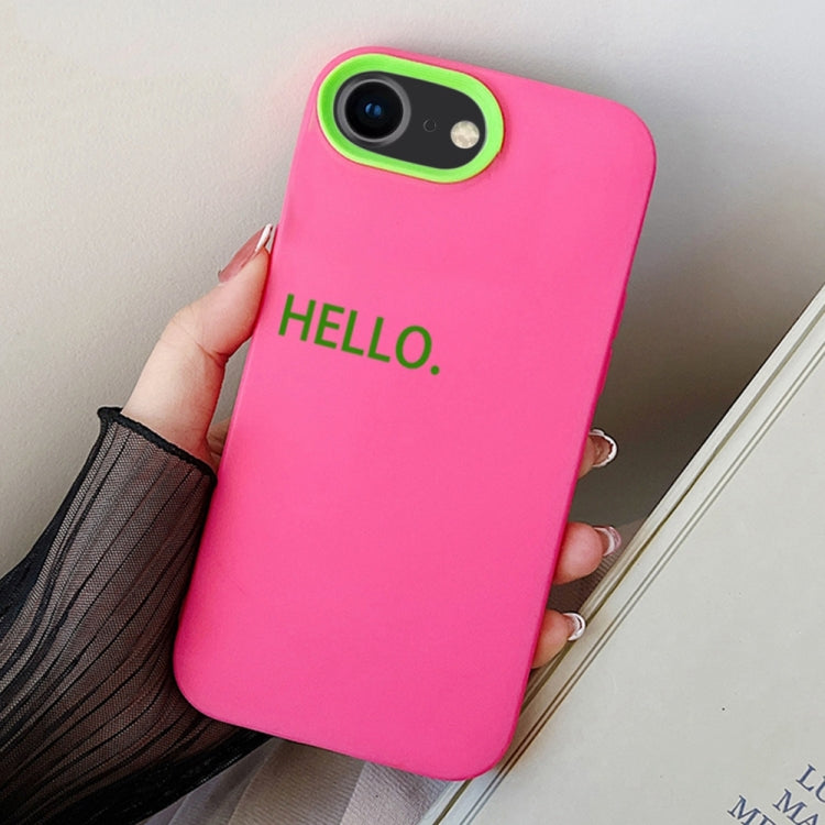 HELLO Word PC Hybrid TPU Phone Case, For iPhone 14 Pro, For iPhone 14 Pro Max, For iPhone 7 / 8 / SE 2022