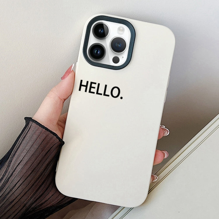 HELLO Word PC Hybrid TPU Phone Case, For iPhone 13 Pro Max, For iPhone 13 Pro, For iPhone 13