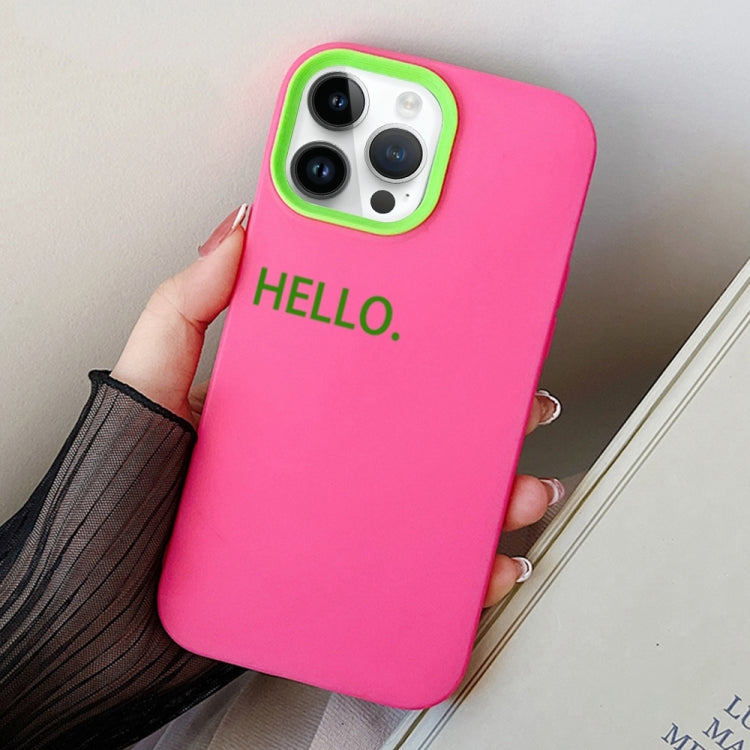 HELLO Word PC Hybrid TPU Phone Case, For iPhone 13 Pro Max, For iPhone 13 Pro, For iPhone 13