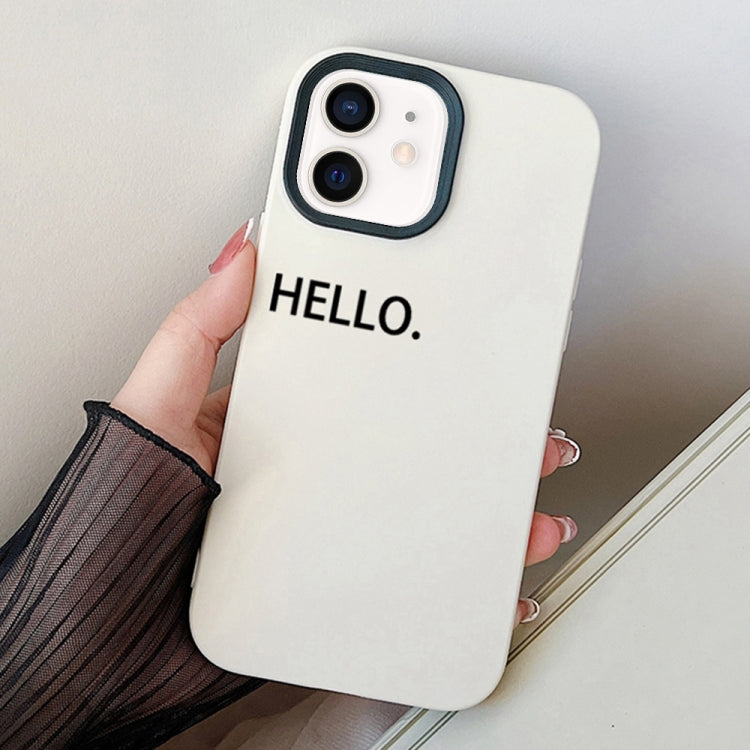 HELLO Word PC Hybrid TPU Phone Case, For iPhone 12 mini, For iPhone 11 Pro Max, For iPhone 11