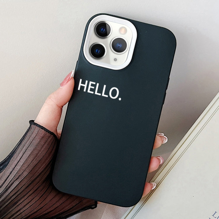 HELLO Word PC Hybrid TPU Phone Case, For iPhone 12 mini, For iPhone 11 Pro Max, For iPhone 11
