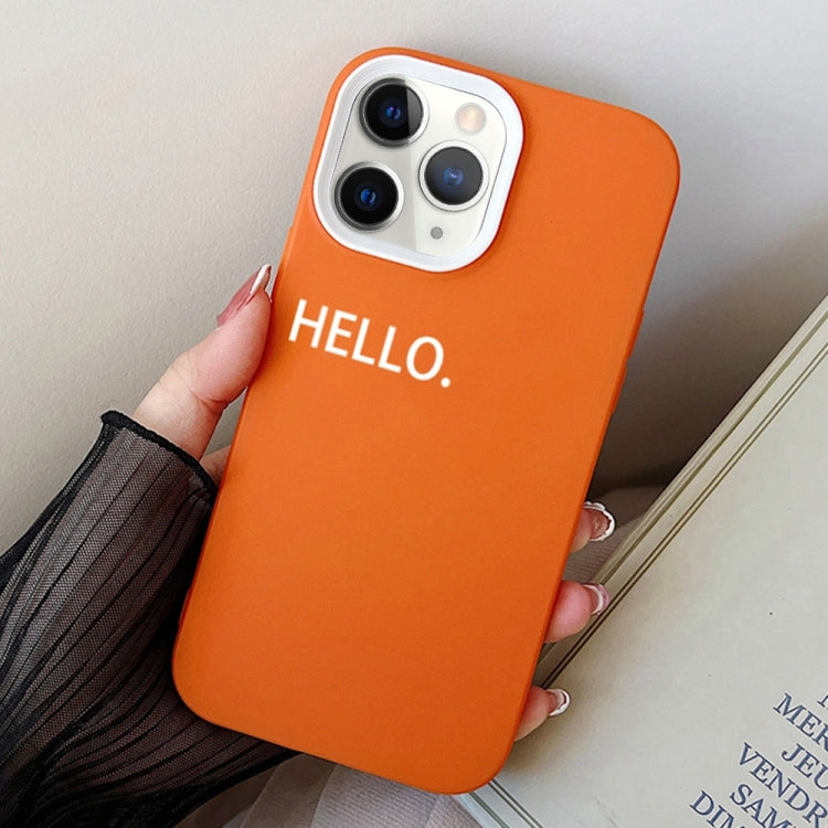 HELLO Word PC Hybrid TPU Phone Case, For iPhone 12 mini, For iPhone 11 Pro Max, For iPhone 11