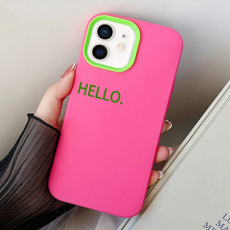 HELLO Word PC Hybrid TPU Phone Case, For iPhone 12 mini, For iPhone 11 Pro Max, For iPhone 11