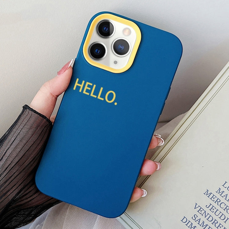 HELLO Word PC Hybrid TPU Phone Case, For iPhone 11 Pro, For iPhone X / XS, For iPhone XR