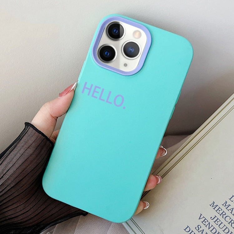 HELLO Word PC Hybrid TPU Phone Case, For iPhone 11 Pro, For iPhone X / XS, For iPhone XR
