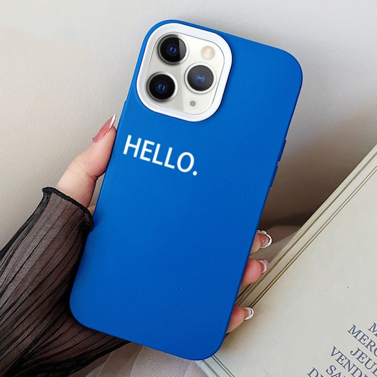 HELLO Word PC Hybrid TPU Phone Case, For iPhone 11 Pro, For iPhone X / XS, For iPhone XR