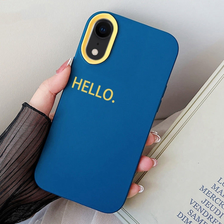HELLO Word PC Hybrid TPU Phone Case, For iPhone 11 Pro, For iPhone X / XS, For iPhone XR