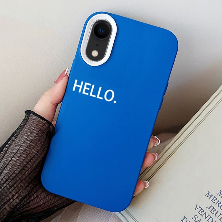 HELLO Word PC Hybrid TPU Phone Case, For iPhone 11 Pro, For iPhone X / XS, For iPhone XR