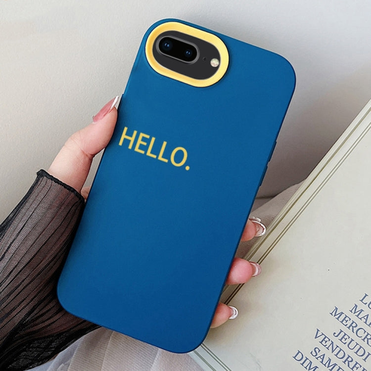 HELLO Word PC Hybrid TPU Phone Case, For iPhone XS Max, For iPhone 7 Plus / 8 Plus