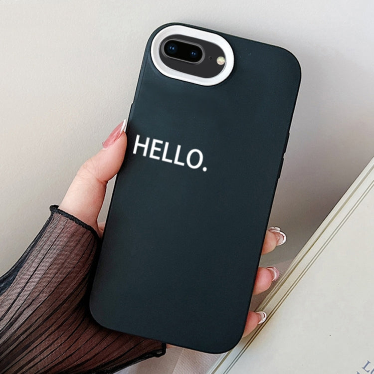 HELLO Word PC Hybrid TPU Phone Case, For iPhone XS Max, For iPhone 7 Plus / 8 Plus