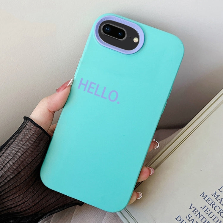 HELLO Word PC Hybrid TPU Phone Case, For iPhone XS Max, For iPhone 7 Plus / 8 Plus