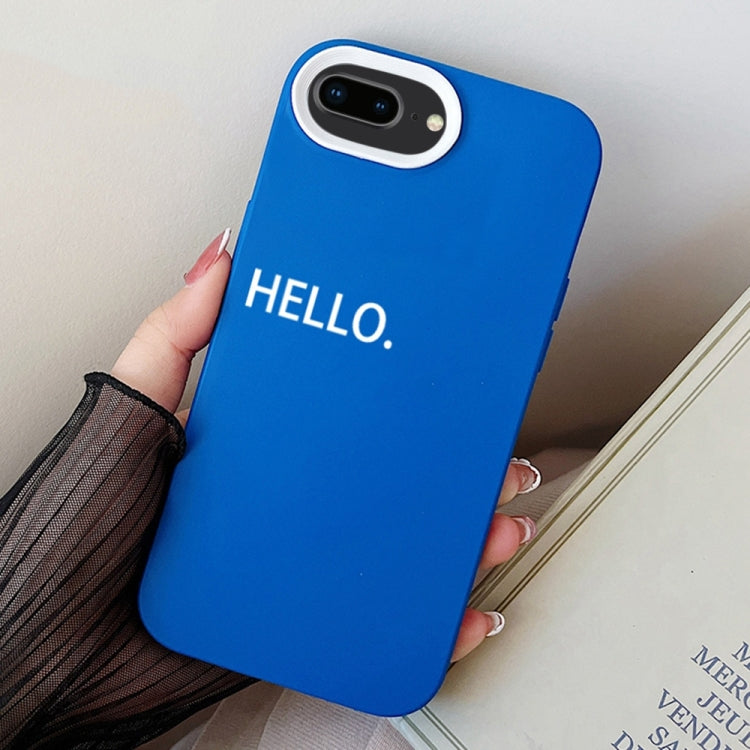 HELLO Word PC Hybrid TPU Phone Case, For iPhone XS Max, For iPhone 7 Plus / 8 Plus