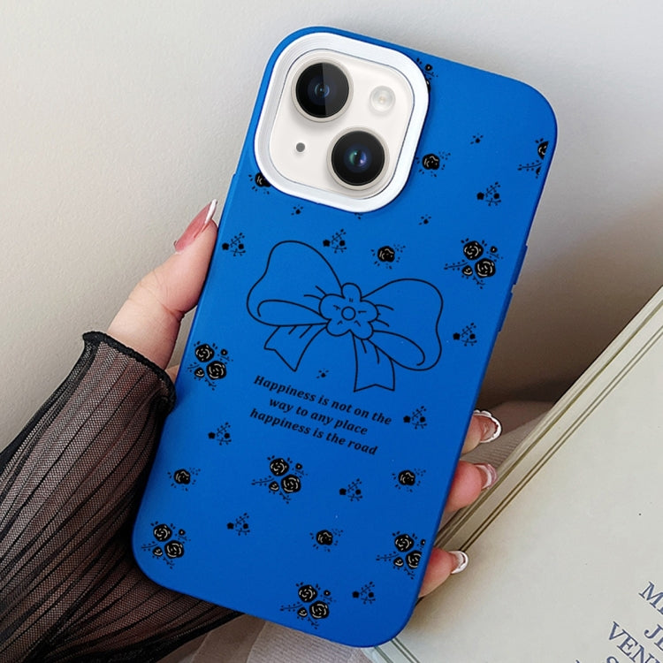 Floral Bow PC Hybrid TPU Phone Case, For iPhone 13 Pro Max, For iPhone 13 Pro, For iPhone 13
