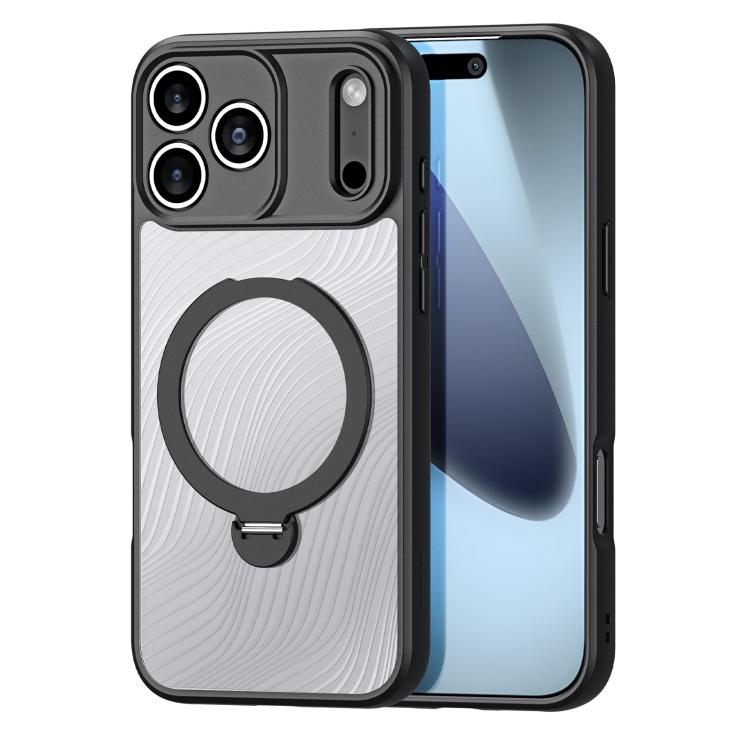 DUX DUCIS Aimo Mag Series MagSafe Ring Holder Frosted Phone Case, For iPhone 18 Pro, For iPhone 18 Pro Max, For iPhone 17 Pro Max, For iPhone 17 Pro, For iPhone 17, For iPhone 17 Air
