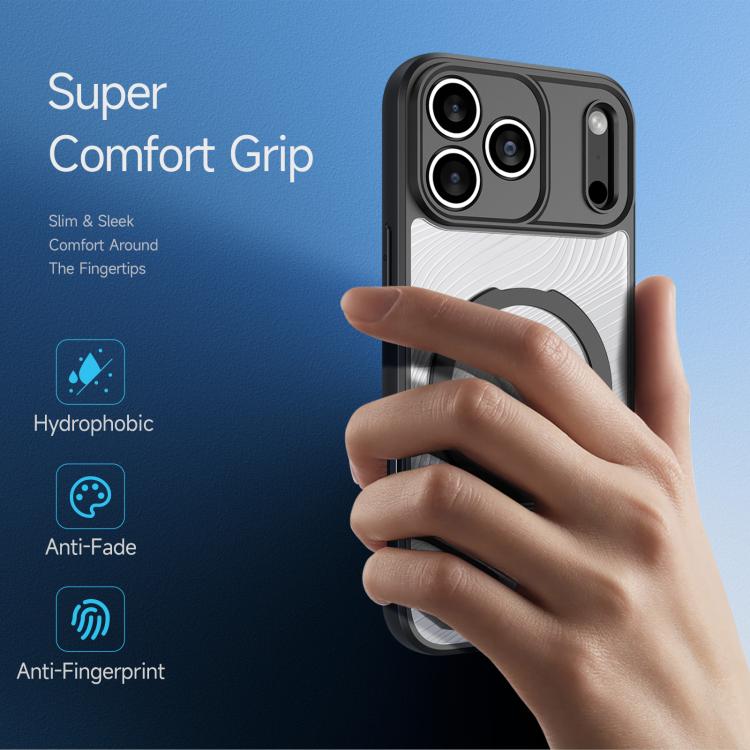 DUX DUCIS Aimo Mag Series MagSafe Ring Holder Frosted Phone Case, For iPhone 17 Pro Max, For iPhone 17 Pro, For iPhone 17, For iPhone Air