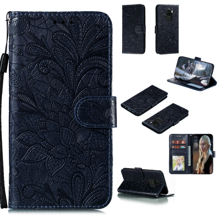 Lace Flower Horizontal Flip Leather Case with Holder & Card Slots & Wallet & Photo Frame, For Xiaomi Redmi 9, For Xiaomi Redmi 9A, For Xiaomi Redmi 9C, For Xiaomi Redmi Note 9 / X10