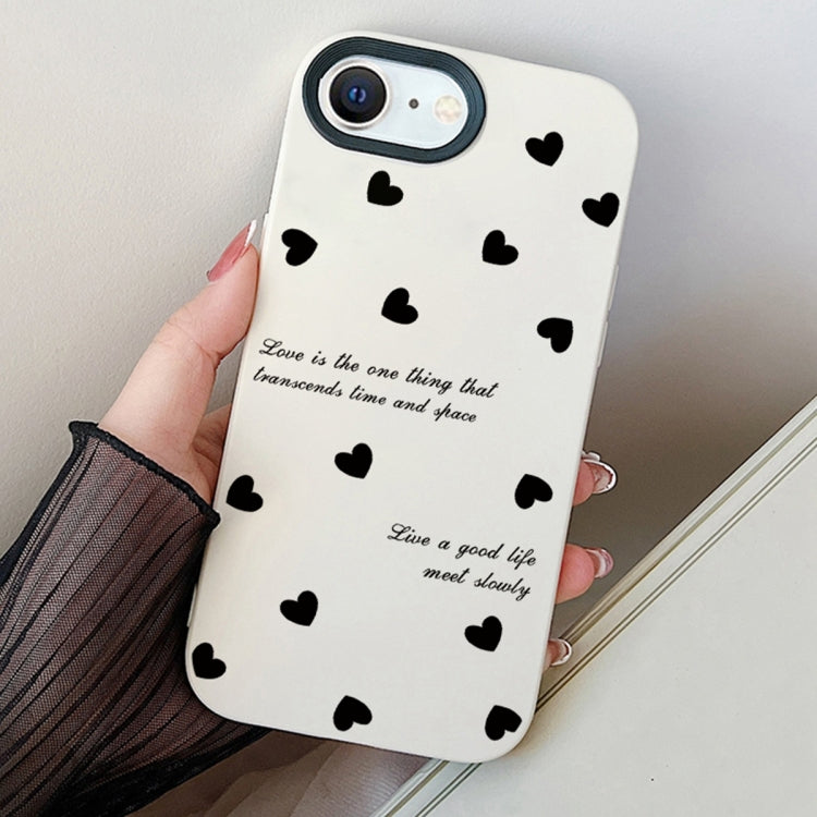 Love Hearts PC Hybrid TPU Phone Case, For iPhone 14 Pro, For iPhone 14 Pro Max, For iPhone 7 / 8 / SE 2022