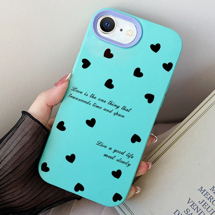 Love Hearts PC Hybrid TPU Phone Case, For iPhone 14 Pro, For iPhone 14 Pro Max, For iPhone 7 / 8 / SE 2022