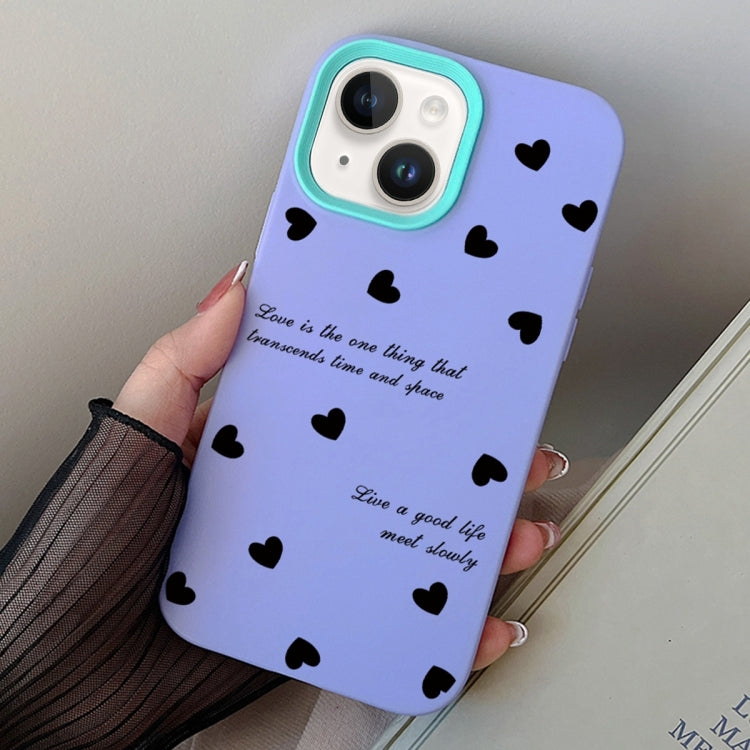 Love Hearts PC Hybrid TPU Phone Case, For iPhone 13 mini, For iPhone 12 / 12 Pro, For iPhone 12 Pro Max
