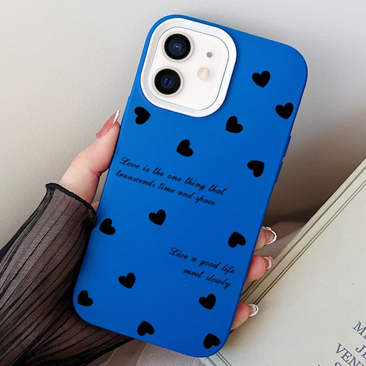 Love Hearts PC Hybrid TPU Phone Case, For iPhone 13 mini, For iPhone 12 / 12 Pro, For iPhone 12 Pro Max