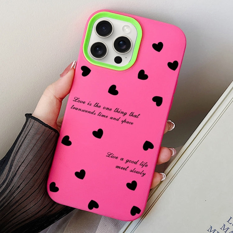 Love Hearts PC Hybrid TPU Phone Case, For iPhone 11 Pro, For iPhone X / XS, For iPhone XR