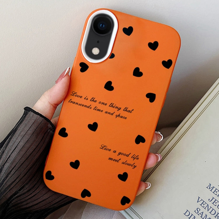 Love Hearts PC Hybrid TPU Phone Case, For iPhone 11 Pro, For iPhone X / XS, For iPhone XR