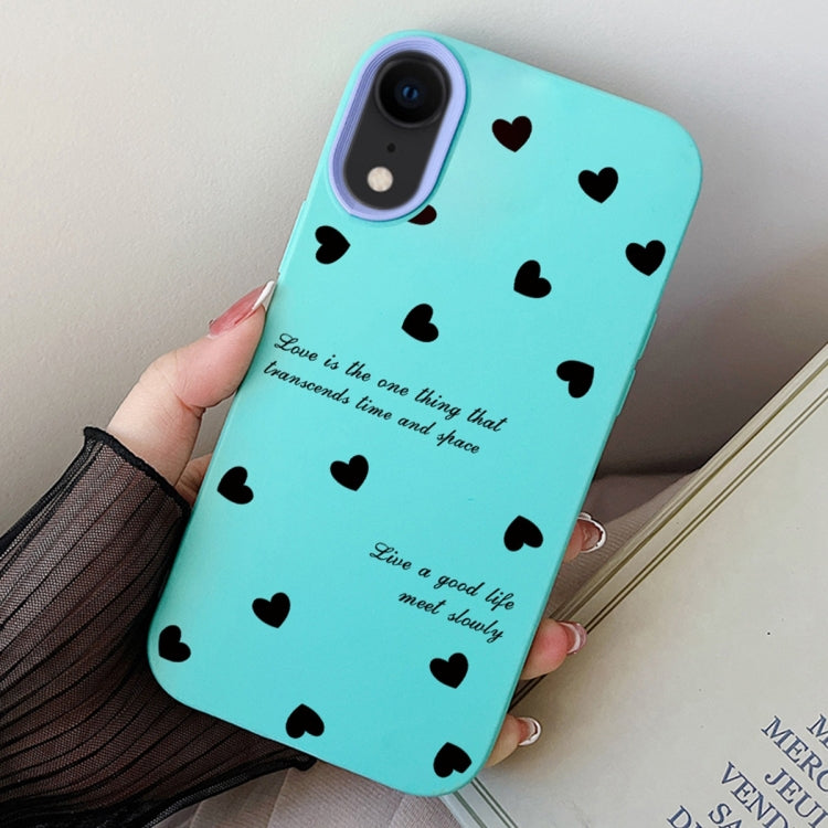 Love Hearts PC Hybrid TPU Phone Case, For iPhone 11 Pro, For iPhone X / XS, For iPhone XR