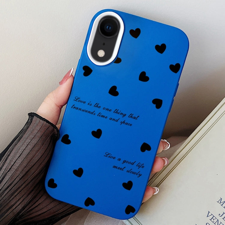 Love Hearts PC Hybrid TPU Phone Case, For iPhone 11 Pro, For iPhone X / XS, For iPhone XR