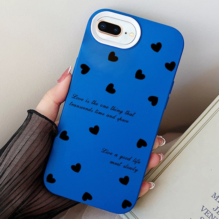 Love Hearts PC Hybrid TPU Phone Case, For iPhone XS Max, For iPhone 7 Plus / 8 Plus
