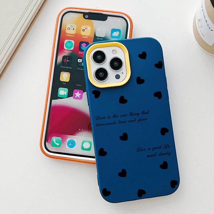 Love Hearts PC Hybrid TPU Phone Case, For iPhone 15 Pro Max, For iPhone 15 Pro, For iPhone 15 Plus