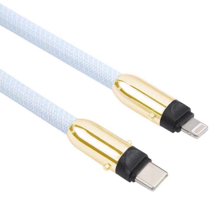 Data Cable Phone Anti-lost Crossbody Lanyard, Length: 1.2m, Type-C to 8 Pin Braid