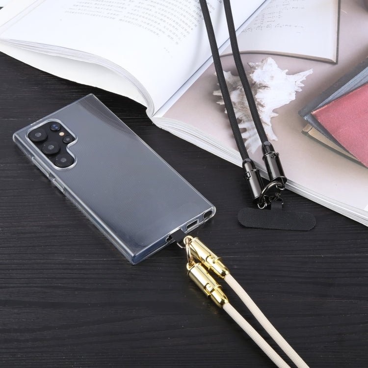 Data Cable Phone Anti-lost Crossbody Lanyard, Length: 1.2m, Type-C to 8 Pin Braid