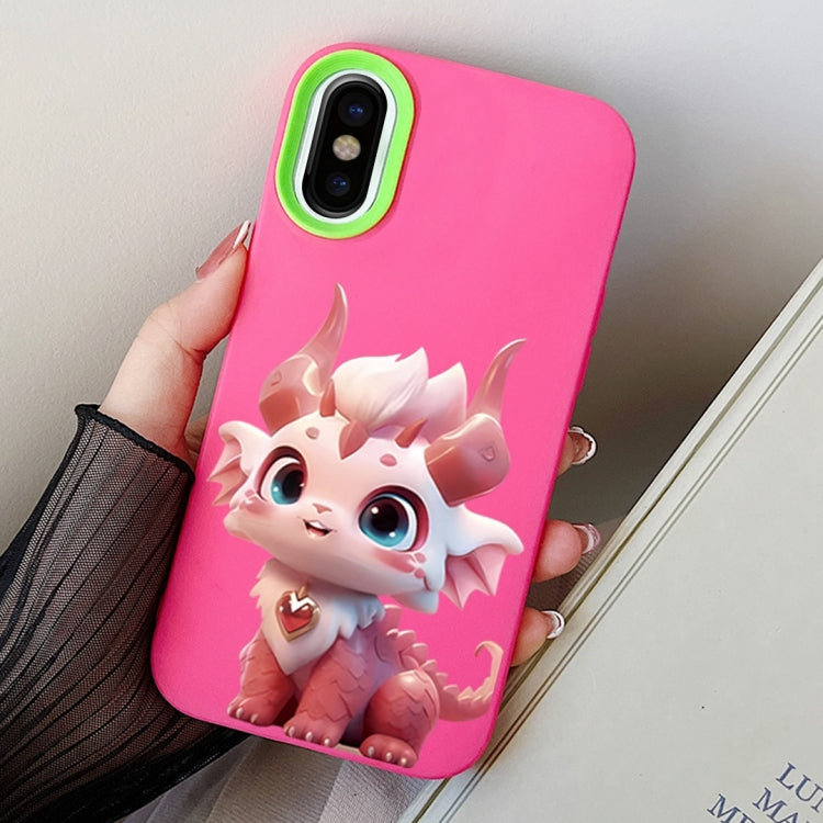 Loong Baby PC Hybrid TPU Phone Case, For iPhone 11 Pro, For iPhone X / XS, For iPhone XR