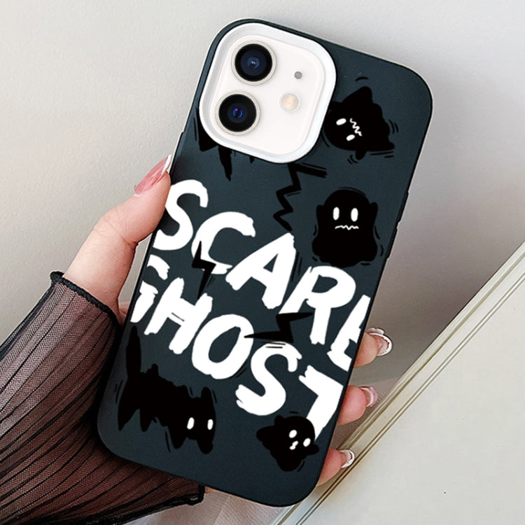 Coque hybride PC TPU Scared Ghost pour iPhone XR, iPhone XS Max, iPhone 7 Plus/8 Plus