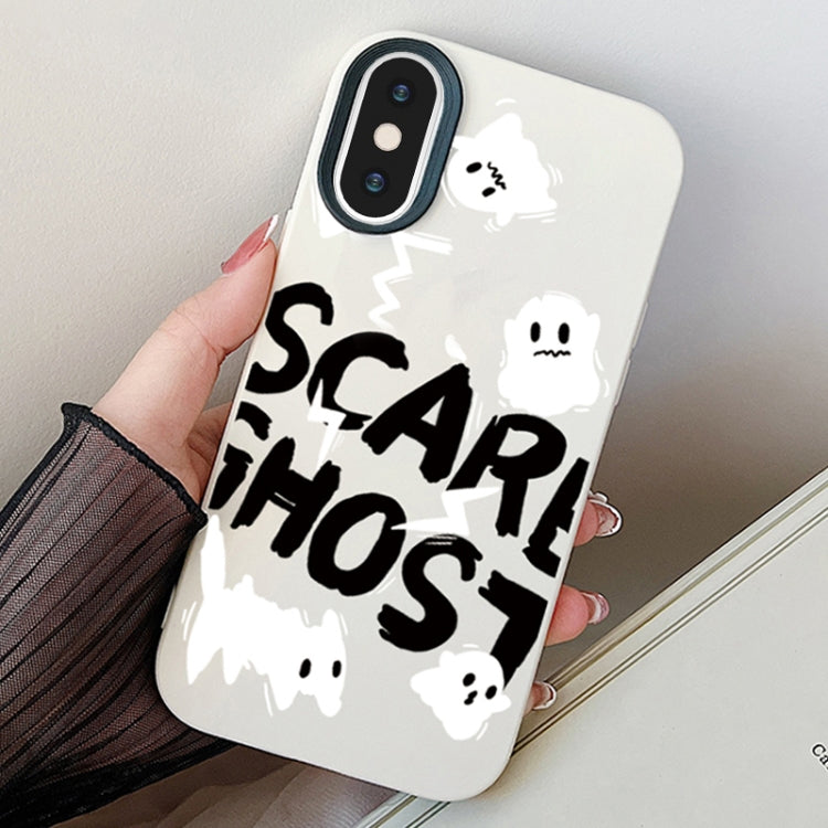 Scared Ghost PC Hybrid TPU Phone Case