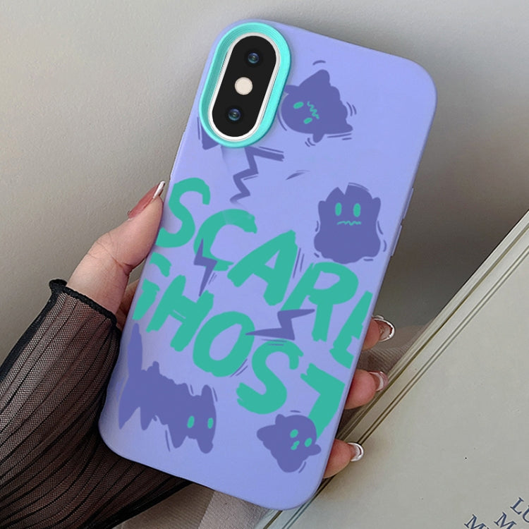 Scared Ghost PC Hybrid TPU Phone Case