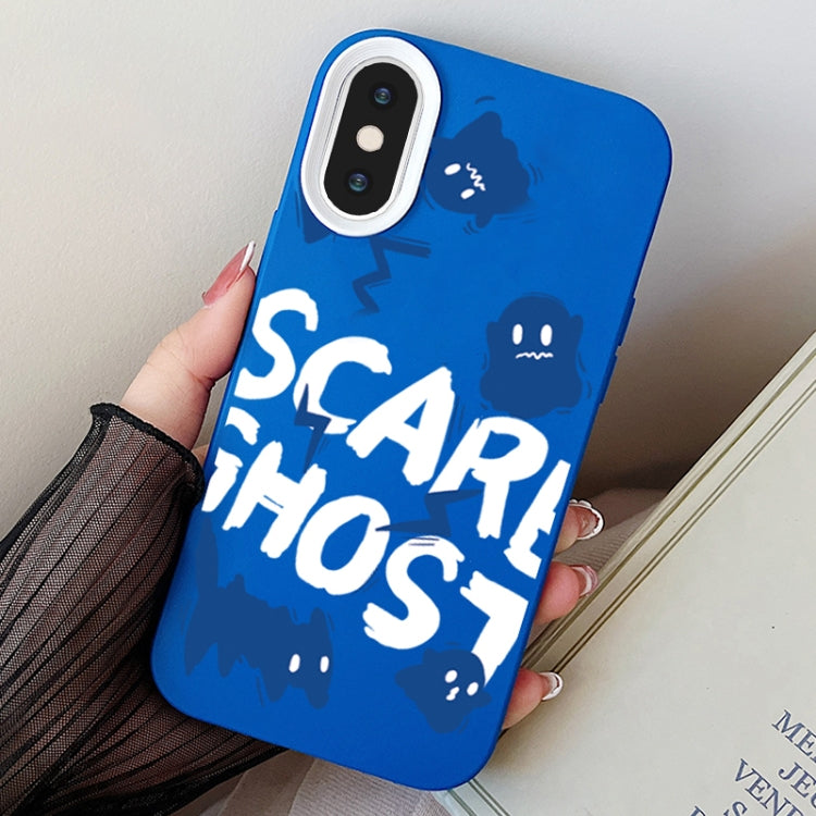 Scared Ghost PC Hybrid TPU Phone Case
