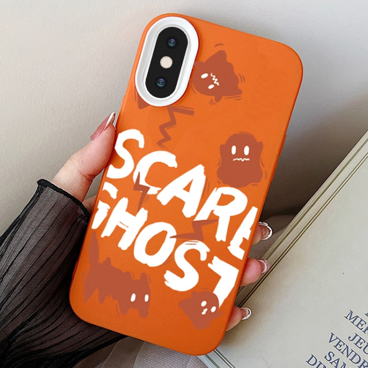 Scared Ghost PC Hybrid TPU Phone Case