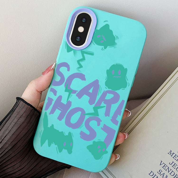Scared Ghost PC Hybrid TPU Phone Case