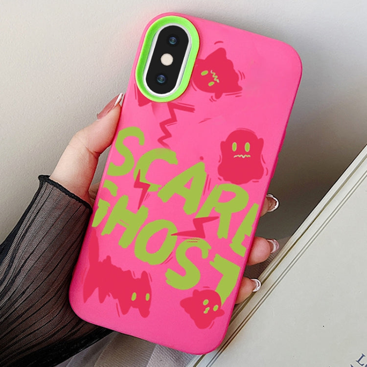 Scared Ghost PC Hybrid TPU Phone Case