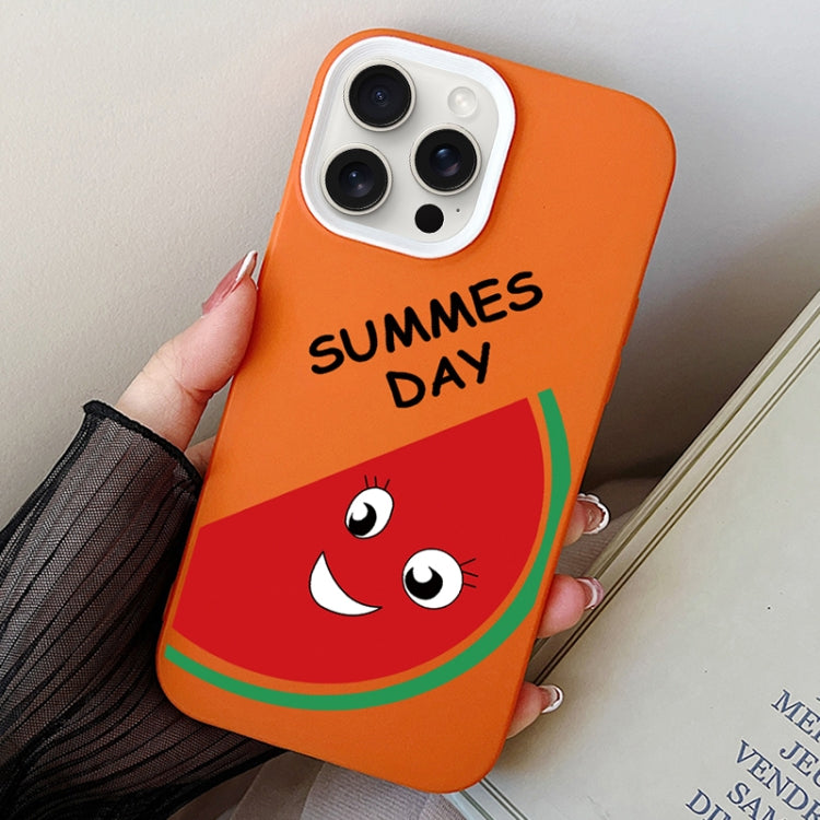 Watermelon PC Hybrid TPU Phone Case, For iPhone 15 Pro Max, For iPhone 15 Pro, For iPhone 15 Plus