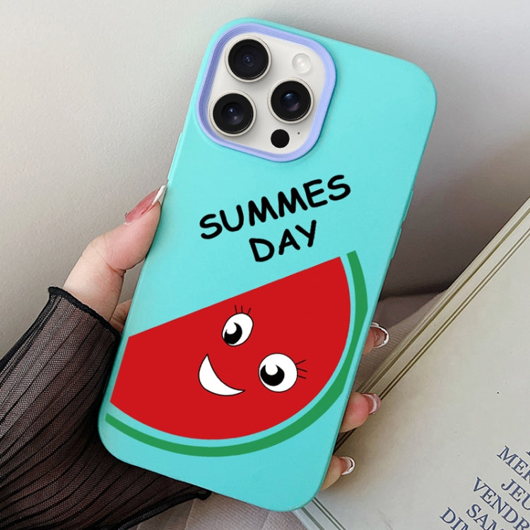 Watermelon PC Hybrid TPU Phone Case, For iPhone 15 Pro Max, For iPhone 15 Pro, For iPhone 15 Plus