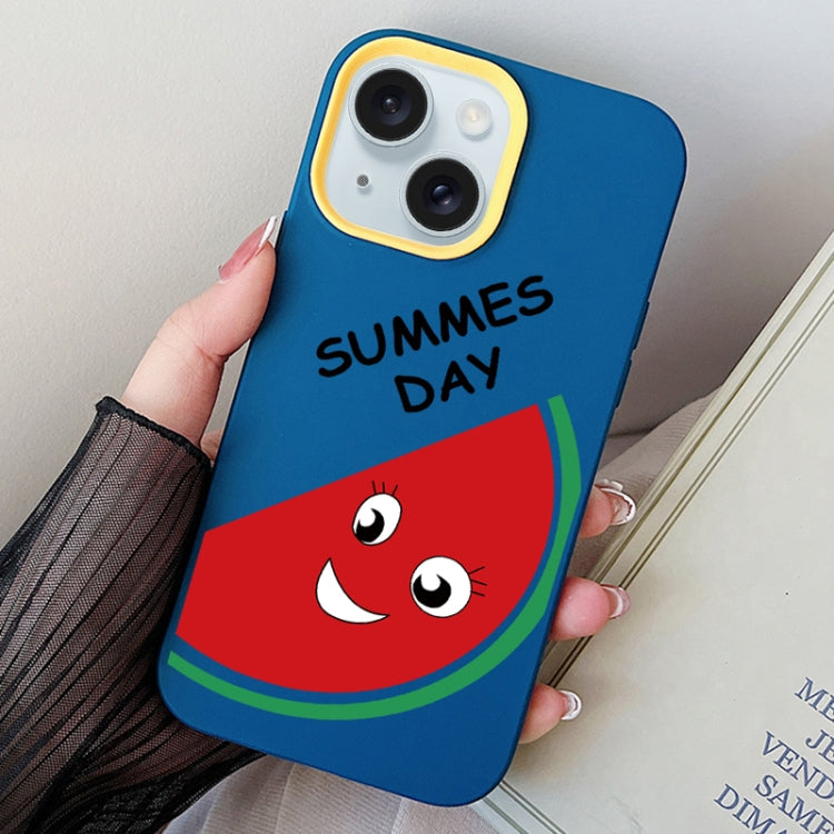 Watermelon PC Hybrid TPU Phone Case, For iPhone 15 Pro Max, For iPhone 15 Pro, For iPhone 15 Plus