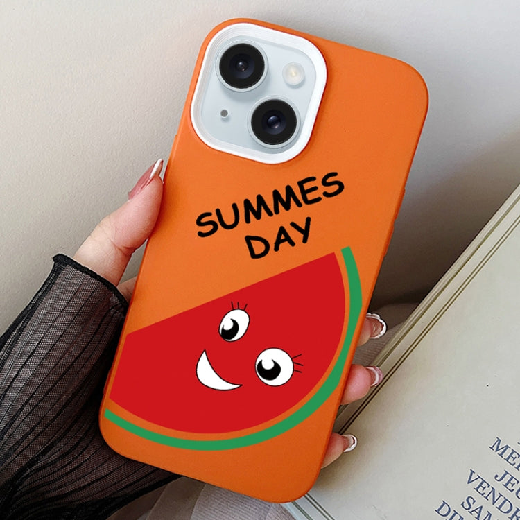 Watermelon PC Hybrid TPU Phone Case, For iPhone 15 Pro Max, For iPhone 15 Pro, For iPhone 15 Plus