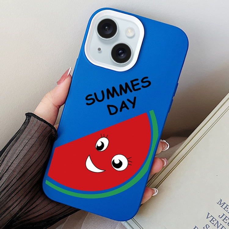 Watermelon PC Hybrid TPU Phone Case, For iPhone 15, For iPhone 14 Plus, For iPhone 14